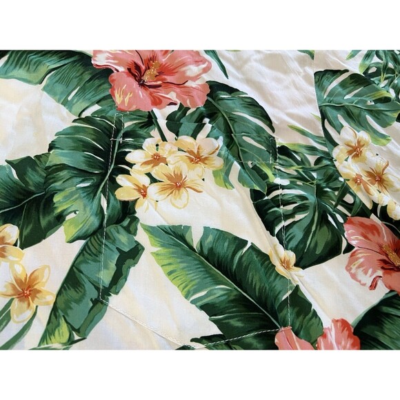 Bishop St. Apparel Hawaiian Shirt Mens 2XL Polo Floral Aloha Short Sleeve Rayon - Picture 3 of 10